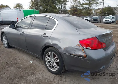 2012 Infiniti G37X z USA, uszkodzony, nr VIN JN1CV6AR7CM673222